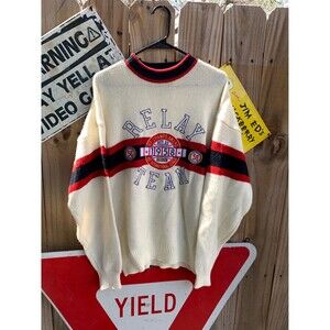 Vintage 90s Relay Team Crewneck Sweater Concept Clothing Concept Size M